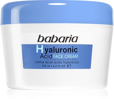 Babaria Hyaluronic Acid pleťový krém s kyselinou hyaluronovou
