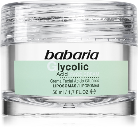 Babaria Glycolic Acid creme regenerador para o rosto para a noite