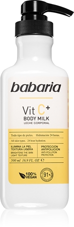 Babaria Vitamin C nawilżające mleczko do ciała do wszystkich rodzajów skóry