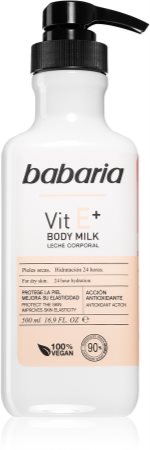 Babaria Vitamin E feuchtigkeitsspendende Bodylotion für trockene Haut
