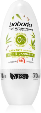 Babaria Cannabis Antitranspirant-Deoroller mit 48-Stunden Wirkung