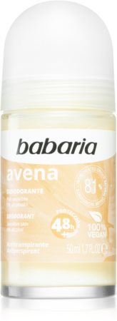 Babaria Deodorant Oat antitranspirante roll-on para pieles sensibles