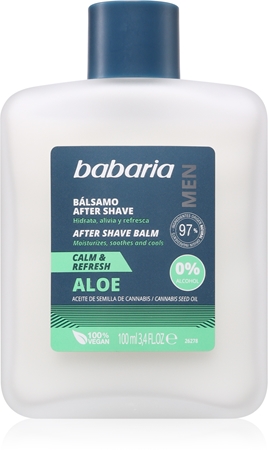 Babaria Aloe Vera aftershave refrescante com aloe vera
