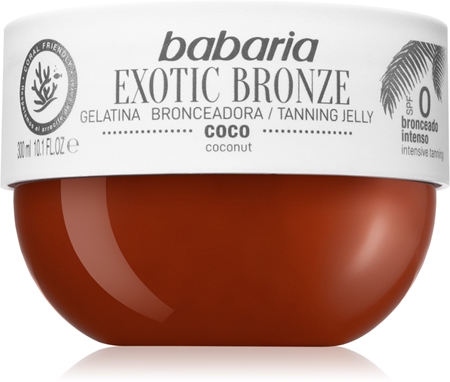 Babaria Tanning Jelly Exotic Bronze Body Gel for a deep tan