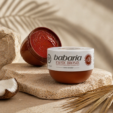 Babaria Tanning Jelly Exotic Bronze Body Gel for a deep tan