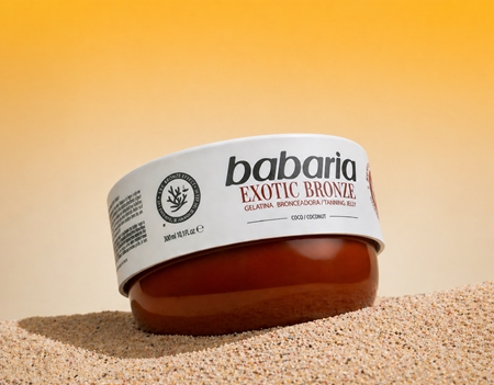 Babaria Tanning Jelly Exotic Bronze Body Gel for a deep tan