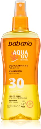 Babaria Sun Aqua UV apsaugos nuo saulės purškiklis SPF 30