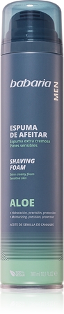 Babaria Aloe Vera espuma de barbear com aloe vera