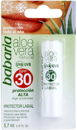 Babaria Aloe Vera ajakbalzsam SPF 30 | notino.hu
