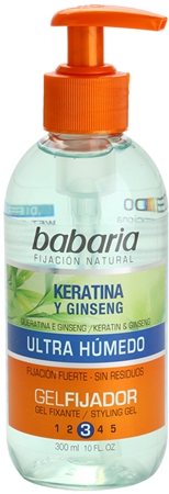 Babaria Ginseng gel de cabelo com queratina