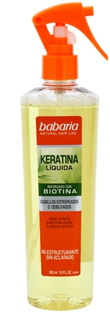 Babaria Liquid Keratin après-shampoing sans rinçage à la kératine