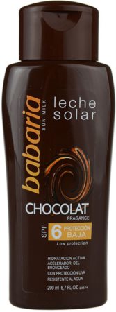 Babaria Sun Leche Solar losjon za sončenje s čokolado