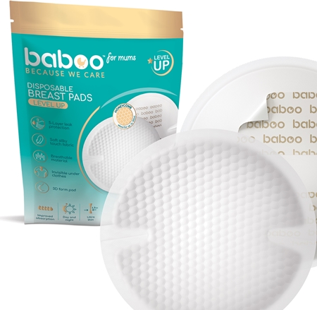 Baboo Disposable Breast Pads jednorázové vložky do podprsenky