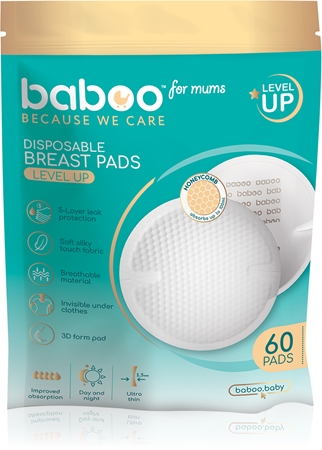 Baboo Disposable Breast Pads jednorazové vložky do podprsenky