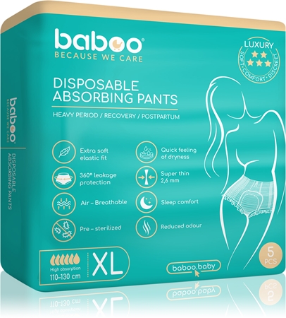 Baboo Disposable Absorbing Pants mutandine assorbenti monouso
