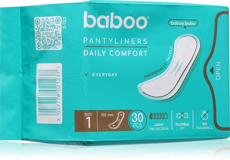 Baboo Daily Pantyliners trosskydd