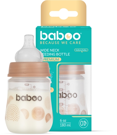 Baboo Anti-colic Feeding Bottle antikoliková lahev pro děti od narození