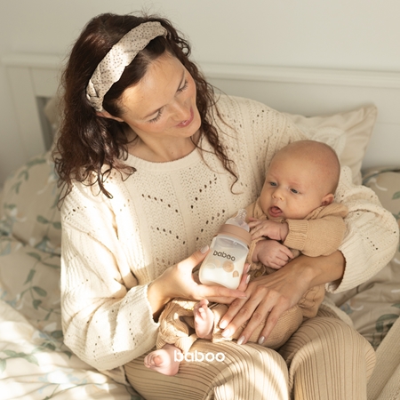 Baboo Anti-colic Feeding Bottle antikoliková lahev pro děti od narození