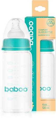 Baboo Anti-Colic Glass Bottle Glasfläschchen mit Anti-Kolik-System