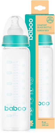 Baboo Anti-Colic Glass Bottle Glasfläschchen mit Anti-Kolik-System