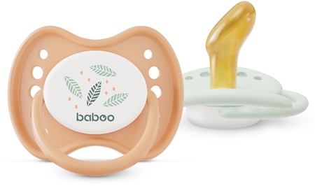 Baboo Soothers Orthodontic Latex with Case dudlík