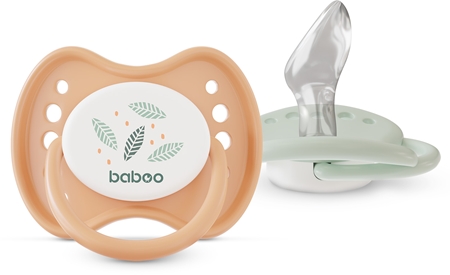 Baboo Soothers Silicone Orthodontic with Case dudlík