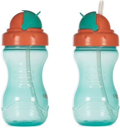 Baboo Cup with Silicone Straw Flasche mit Strohhalm