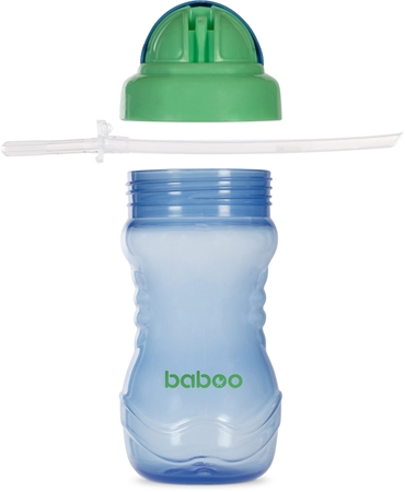 Baboo Cup with Silicone Straw Flasche mit Strohhalm