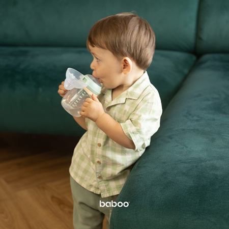 Baboo Cup with Silicone Spout hrnek s držadly