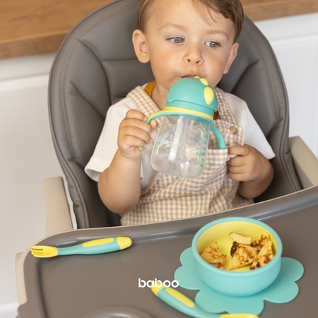 Baboo Cup with Silicone Straw hrnek s brčkem