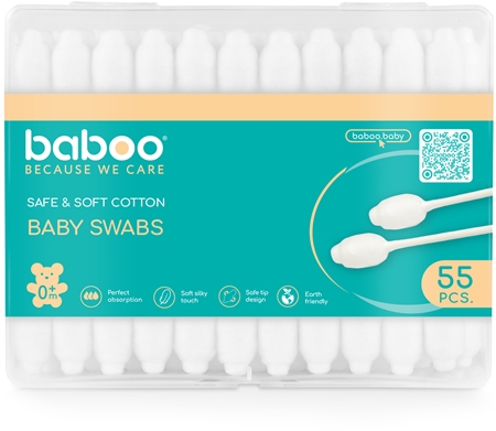Baboo Baby Swabs štapići za uši za djecu od rođenja
