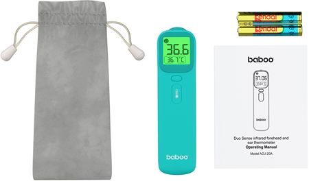 Baboo Duo Sense Infrared Forehead and Ear Thermometer termometr na podczerwień
