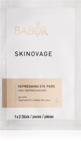 BABOR Skinovage Refreshing Eye Pads Pretgrumbu želejveida spilventiņi acīm ar mitrinošu efektu