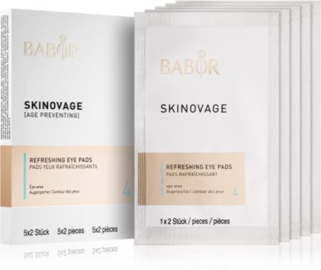 BABOR Skinovage Refreshing Eye Pads patchs gel anti-âge yeux pour un effet naturel