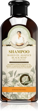 Babushka Agafia Black Soap sampon fortifiant negru