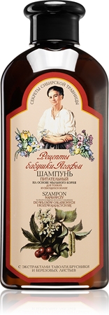 Babushka Agafia Wild Sweet William champú nutritivo para las puntas abiertas