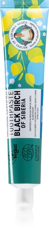 Babushka Agafia Black Birch of Siberia naravna zobna pasta