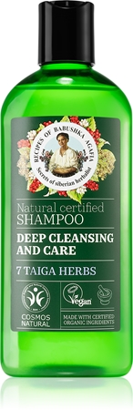 Babushka Agafia Deep Cleansing & Care 7 Taiga Herbs hloubkově čisticí šampon