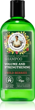 Babushka Agafia Volume & Strengthening 5 Wild Berries šampon za okrepitev las za volumen in sijaj