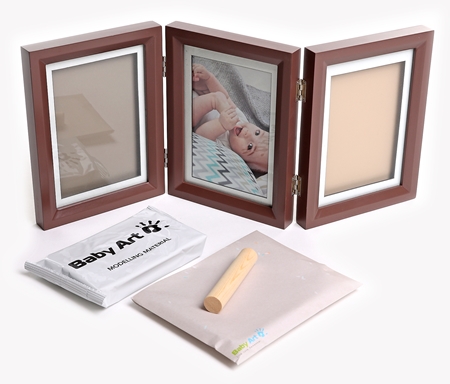 Kit Impronte Mani E Piedi Baby Art - My Baby Touch Con Cornice, Per Neonati 0-3 Anni - Foto 5
