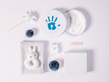 Baby Art Magic Box Round Essentials комплект за отпечатъци на бебето