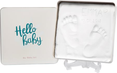 Baby Art Magic Box Square Essentials set de mulaj pentru amprentele bebelușului