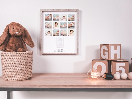 Baby Art My Very First Year Wooden sada na otisk miminka