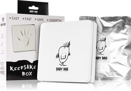 Baby Dab Keepsake Box Kit pour Empreintes Bébé