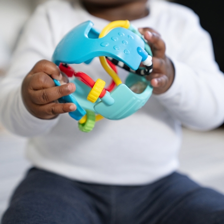 Baby Einstein Rattle & Sense™ sensory ball with teether