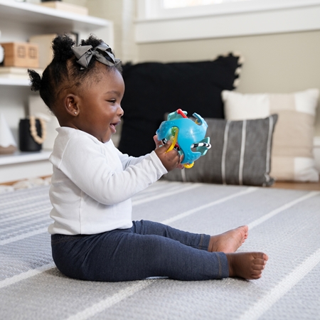 Baby Einstein Rattle & Sense™ sensory ball with teether