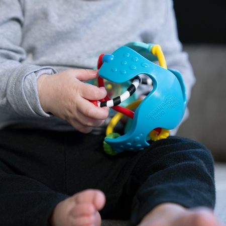 Baby Einstein Rattle & Sense™ sensory ball with teether