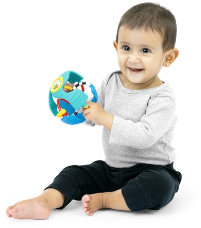 Baby Einstein Rattle & Sense™ sensory ball with teether