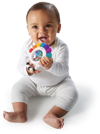 Baby Einstein Outstanding Opus Rattle & Teether Sensory Toy chew toy with rattle