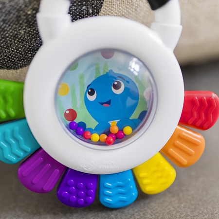 Baby Einstein Outstanding Opus Rattle & Teether Sensory Toy chew toy with rattle